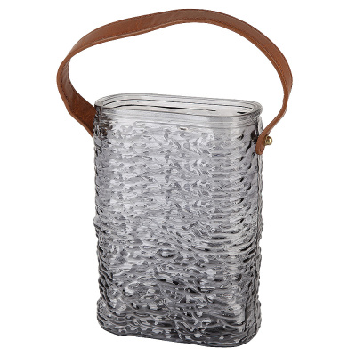 Ваза "Сумочка" 17,5см, v=1200мл. (стекло) (инд.коробка) (1/24)