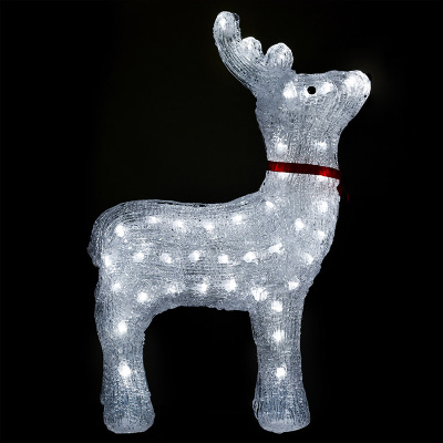 Фигура светодиодная из акрила "Олень L55" 38*15*55 см (акрил,полипр.) (1)