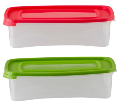 Контейнер "Каскад" (прям) 0,7л пластик(50)