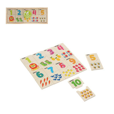 Развивающий набор "Первый счет", дерево, 21х8,5см ИГРОЛЕНД (1)