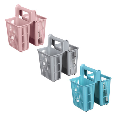 Сушилка для стол приб с ручкой 2секц 16*14*10,5см "Кантри" (пластик) (1/9/9)