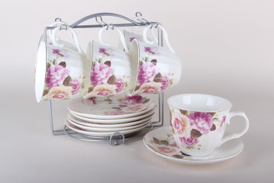 Набор чайный 12пр 220мл "Цветочная мечта" м/п фарфор п/у (1/8)
