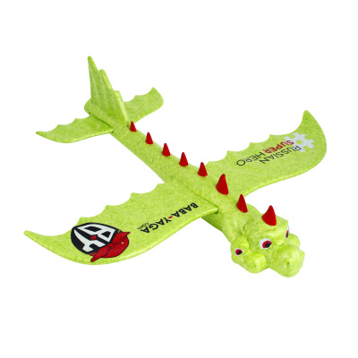 Самолет-планер в виде Змея-Горынча, полимер, 48х4х48см (1/100)