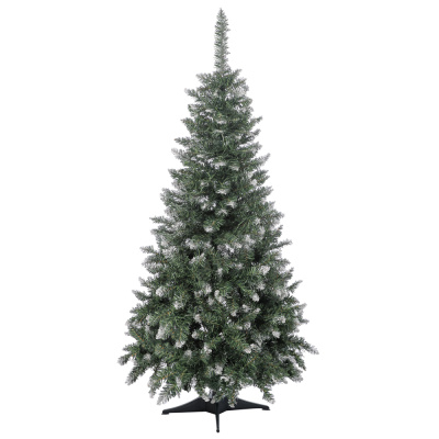 Ель искусственная "Европейская большая" 140 см с белоснеж. кончиками, 280 веток, ПВХ (1/1)