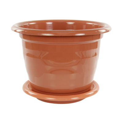 Горшок цв. "Виола"  5л с/под (коричневый) пласт.(15)