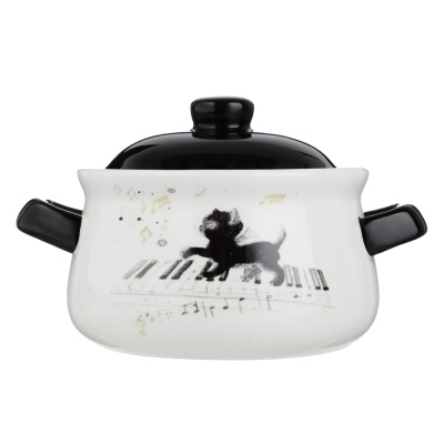 Горшочек д/запекания, 500мл, 17х12х10,5см, кер MILLIMI Котейка (1/36) 