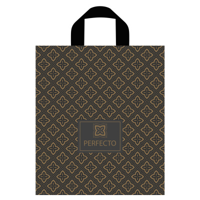 Пакет Перфекто Империал с петлевой ручкой, 35*31 см, 95 мкм ПВД (25/25)