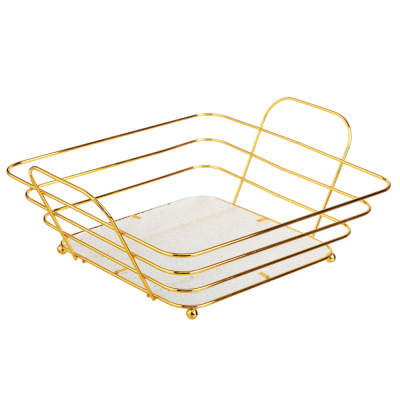 Корзина для фруктов 27х23х10см, сталь, акрил SATOSHI Кантри (1/48)