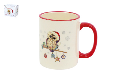 "Owl Christmas" Кружка 300мл(доломит) п/у (1/12)