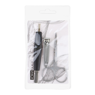 Набор маникюрный 3 пр. (триммер с пушером, книпсер, ножницы), арт.10-10 ЮниLook (12/12) Набор маникюрный 3 пр. (триммер с пушером, книпсер, ножницы), арт.10-10 ЮниLook (12/12)