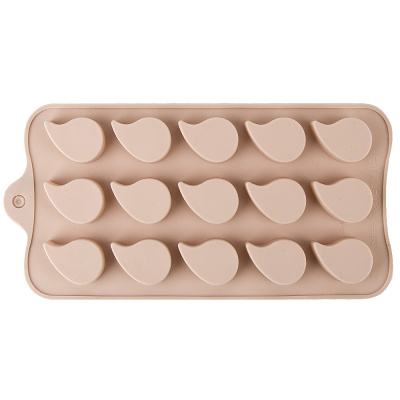 Форма для льда и шоколада  21х10,5х1,3см "Капля" (силикон)(без упаковки)(10/10)