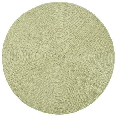 Салфетка сервировочная (плейсмат) "Сasual line" d=38см (зеленый) (min4)(упаковочный пакет)(4/180)