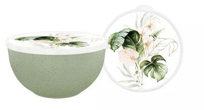 Миска с крышкой 2л FLORIANA пластик (1/8)