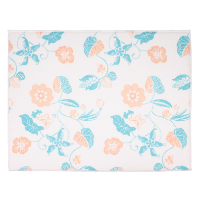 Салфетка д/сушки посуды из микрофибры, "Цветы", 38x50см, 300г/кв.м, 1диз VETTA (8/48)