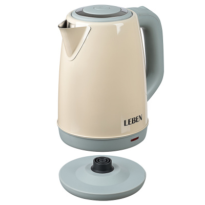 Чайник электрический 1,7л нерж сталь, 136 LEBEN (1/12)