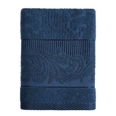 Полотенце махровое, 100% хлопок, 50х90см, 420гр/м, синий PROVANCE Нэви (4/96)