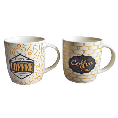 Кружка 360 мл "Кофе" фарф.(12/48)