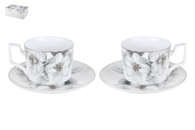 Набор чайный 4пр 230мл Apple bloom ф.крруг (п/у) фарф. (1/12)