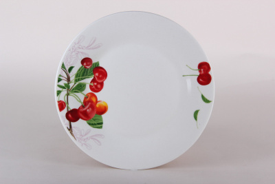 Тарелка 20см десертная Sweet cherry фарф. (12/72)