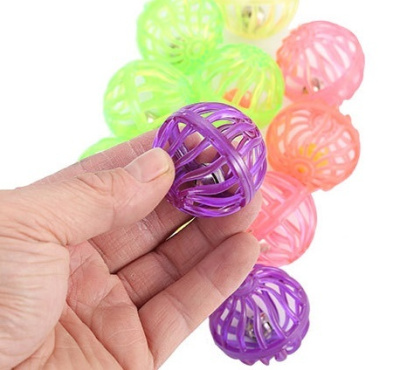 Игрушка - шарик для кошек "ИГРУЛИК", колокольчик, цвет микс, d-4см(1/1)