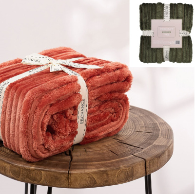 Плед 180х200см, 100% полиэстер, 280 г/м2, 2 цв PROVANCE Кантри (1/8)