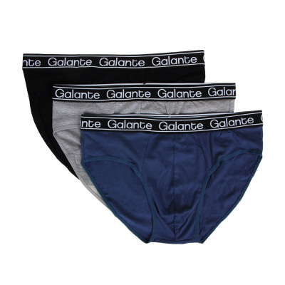 Трусы-слипы мужские классика, 95%хлопок, 5%спандекс, р-ры 48-56, 2-3 цвета GALANTE (15/240)