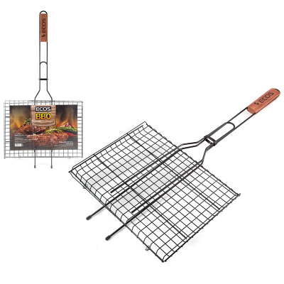Решетка д/барбекю "ECOS" RD-172D 35x25x2см, общая длина 70см, сталь с АП(1/12)