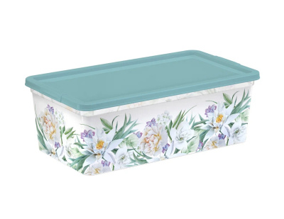 Коробка "Цветы" 5,5л прямоуг (9)