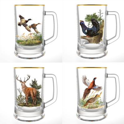 Кружка д/пива 500мл "Трофейная охота"(6)