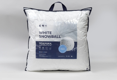 Подушка стеганая 70х70 "Snowball" Белый (1/6)