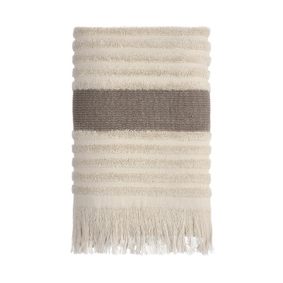 Полотенце махровое, 100% хлопок, 50х90см, 500гр/м, бежевый PROVANCE Хейзел (4/96)