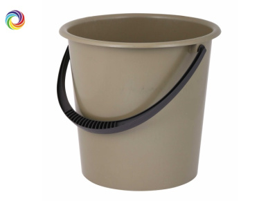 Ведро 10л "Эконом" черный пласт (10)