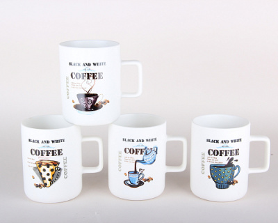 Кружка 350мл фарф (12/48)