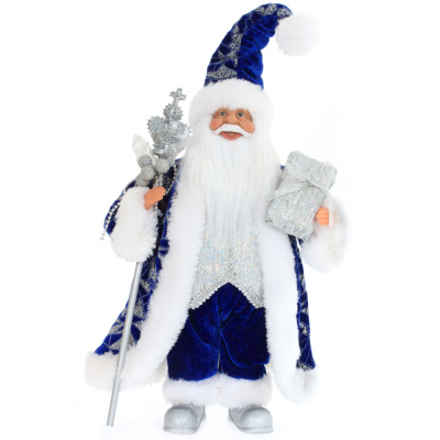 Дед Мороз, L17 W8 H37/H30 см(текст.полим.мат.) (1/12)