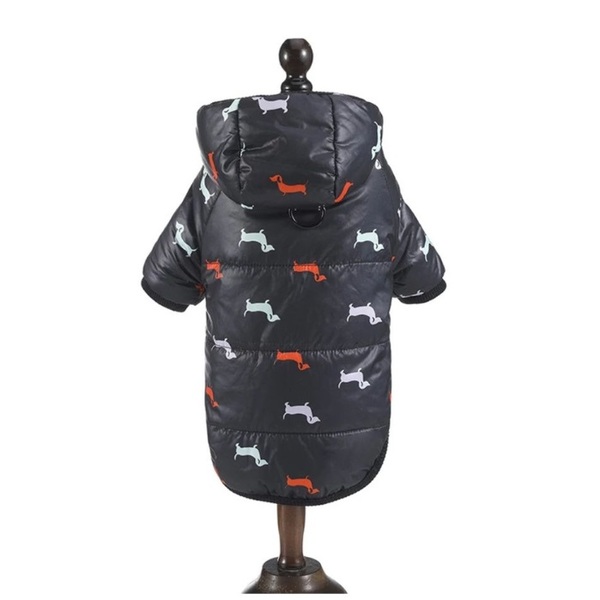 Куртка для собак мелких пород "NEHOLOD", на синтепоне, цвет чёрный, размер 2XL (54*42*36)(1/10)