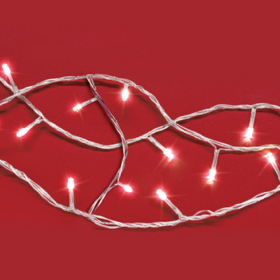 Гирлянда эл. вьюн 9м, 100LED, розовое золото, пост. свечение, ПВХ прозрачный, 220В СНОУ БУМ (1/100)