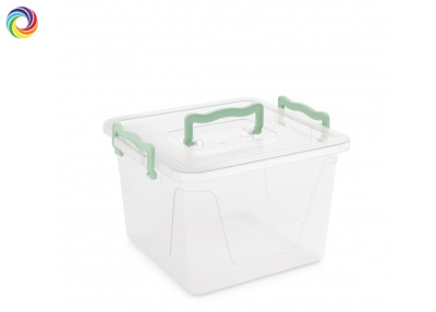 Контейнер  8,5л квадратный с ручками пласт.(12)