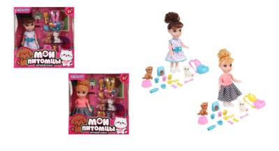 Набор игровой "Мои питомцы", ABS, 21х5,7х21см ИГРОЛЕНД (1/48)