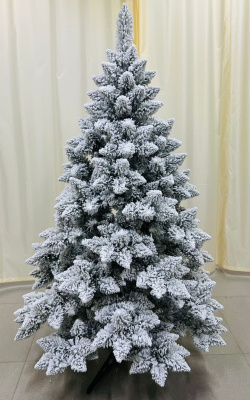 Ель искусственная 2,1м Невская заснеженная (1)