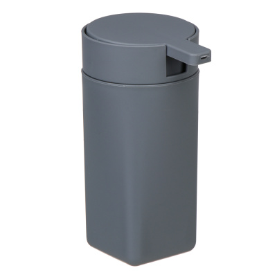 Дозатор д/жидкого мыла, пластик, 350 мл, 14,5x9,5x7 см, серый VETTA (6/6)