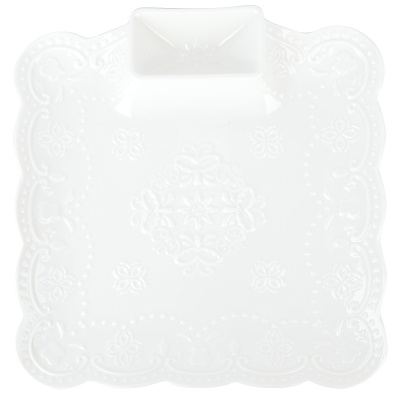 Блюдо 25х26х2,5см "Маршмеллоу" (фрф) (6/24)