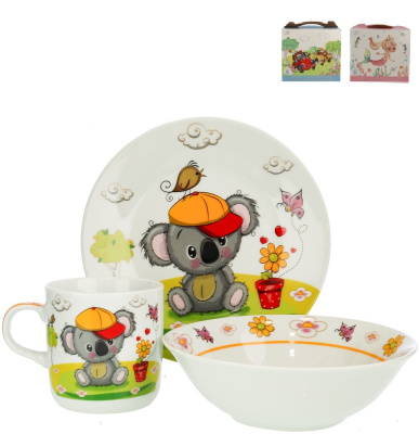 Набор посуды 3 предмета,керам. (1/12)