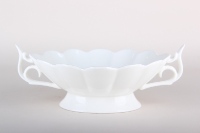 Блюдо 26,5*18*7,5см фарф.(1/12)