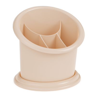 Подставка д/стол. приб "Стиль" (св.бежевый) пласт.(уп.22)