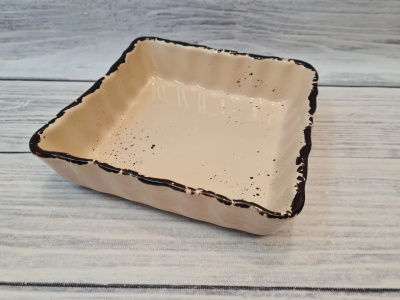 Емкость для запекания квадратная (малая) "Волна" Ностальгия 20*20,0,9л 1сорт (4)