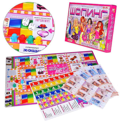Настольная игра «Шопинг», 39х28х5 см, арт. 0209638RU(1/14)