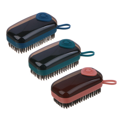 Щетка с дозатором и петелькой, полипропилен, 11,5х5,5х5 см,3цв VETTA (10/180)