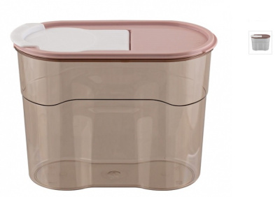 Банка "Люкс" 1,1л для сып прод,пласт. (20)