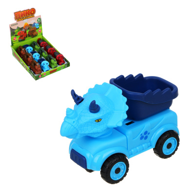 Машинка инерционная Дино-спецтехника, ABS, 12,5x9,5x5,9см ИГРОЛЕНД (1/12/144)