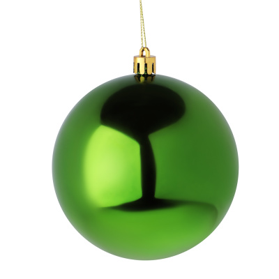 Шар 10см пластик, зеленый, 26-239 СНОУ БУМ (1/1)